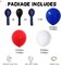 Red White and Blue Balloon Garland Arch Kit Double Stuffed Blue Balloons for Spring 4th of July Graduation Nautical Baseball Patriotic Birthday Party Decorations